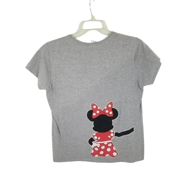 Minnie Mouse XL Heavy Cotton Short Sleeve Tee Bride Light Grey - Picture 3 of 7